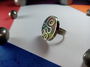 Anillo Espiral cromática