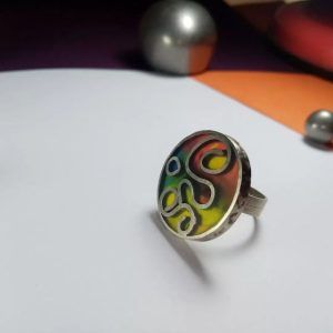 Anillo Espiral Cromática
